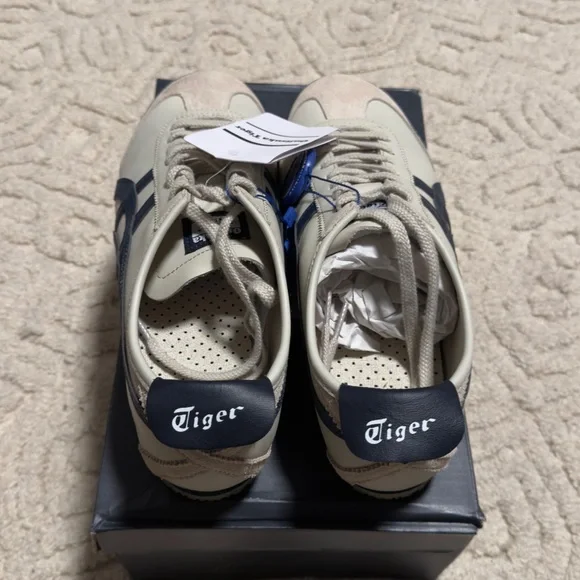 Onitsuka Tiger by Asics Men's Sneakers - White and Navy - Picture 5 of 7